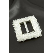 Ronanna Dikdörtgen Taşlı Kemer Tokası 1 Adet