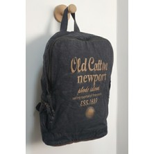 Old Cotton Laptop Bölmeli Kanvas Sırt Çantası - Leone