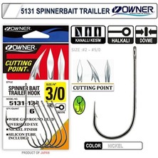 Owner 5131 Spinner Bait White Japon Iğne No: 2/0