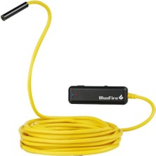 Luxen Glemax Wifi Yılan Kamera 10 mt Sarı Sert Tel 1200 Piksel 2mp Endoskop