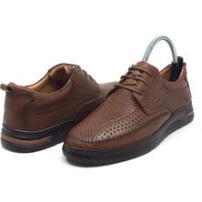 Taşpınar Ayakkabı Taşpınar 767 %100 Hakiki Deri Ortopedik Erkek Yazlık Rahat Günlük Comfort Ayakkabı 40-45