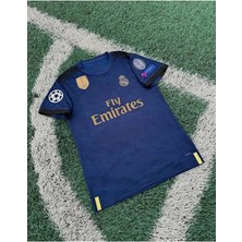 Legent Lady R.madridd 2019/20 Sezonu Cristiano Ronaldo Nostalji Forması (Lacivert)