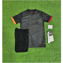 Legent Lady G'.â.l.a.t.â.s.a.r.â.yy 2024-25 Gabriel S.a.r.a Siyah Özel Siyah Çocuk Forması 4'lü Set