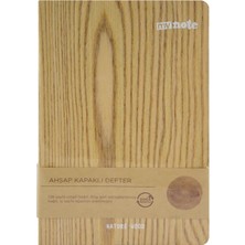 Luxen Glemax A5 Ahşap Kağıt Kaplı Defter Ahşap Rengi