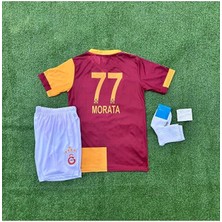 Legent Lady .g.â.l.a.t.â.s.a.r.â.yy 2025-26 Yeni 5 Yıldızlı Parçalı A.l.v.a.r.o/. M.o.r.a.t.a Çocuk Forması 4'lü