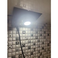 Luxen Glemax Çiftli Dikey Tezgah Altı Siyah Priz Gövde Panel Spot Beyaz Işık ERVANM254