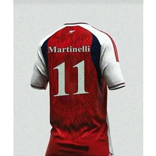 Legent Lady A.r.s.e.n.a.l 2023/24 Sezonu Gabriel Martinelli Özel Konsept Forması (Klbm)