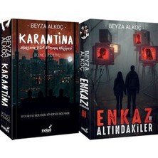 İndigo Kitap Karantina 2 Karton Kapak ve Enkaz Altındakiler 2 Karton Kapak (Beyza Alkoç) 2'li Set