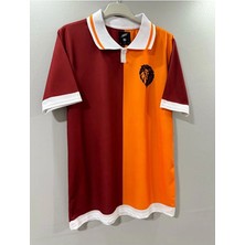 Legent Lady Sarı-Kırmızı Parçalı Aslan Temalı Tişört