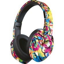 Avcı Teknoloji Market Bluetooth 5.3 Kablosuz Kulak Üstü Kulaklık Katlanabilir Mikrofonlu