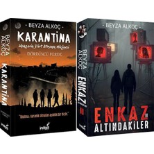 İndigo Kitap Karantina 4 Karton Kapak ve Enkaz Altındakiler 2 Karton Kapak (Beyza Alkoç) 2'li Set