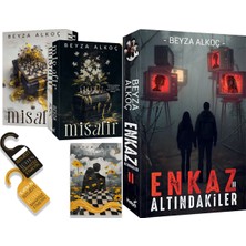 İndigo Kitap Misafir Karton Kapak ve Enkaz Altındakiler 2 Karton Kapak (Beyza Alkoç) 2'li Set