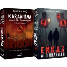 İndigo Kitap Karantina 3 Karton Kapak ve Enkaz Altındakiler 2 Karton Kapak (Beyza Alkoç) 2'li Set