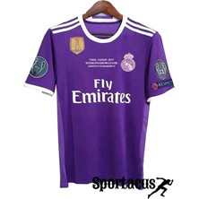Legent Lady R.madridd Cardiff 2017 Şampiyonlar Ligi Finali Cristiano Ronaldo Nostalji Forması (Kısa)