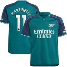 Legent Lady Arsenal 2023--24 Sezonu Gabriel Martinelli Deplasman Forması