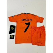 Legent Lady R.e.a.l M.a.d.r.i.d 2013/14 Sezonu Cristiano Ronaldo Çocuk Forması 4'lü Set (Armalı-Syh)