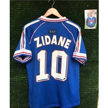 Legent Lady Fransa Milli Takımı 98 Dünya Kupası Zinedine Zidane Nostalji Forması