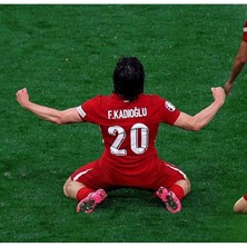 Legent Lady Türkiye Milli Takımı Euro 2024 F.e.r.d.i K.a.d.ı.o.ğ.l.u Deplasman Forması (Red)