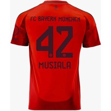 Legent Lady Bayern Münih 2024/25 Yeni Sezon Jamal Musiala Iç Saha Forması(Red Kit)