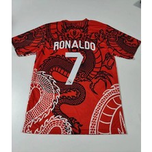 Legent Lady Real Madrid 2023/24 Yeni Sezon Cristiano Ronaldo Ejderha Motifli Özel Konsept Forması