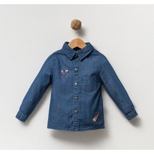 Overdo Cepli Erkek Çocuk Uzun Kollu Kot Gömlek