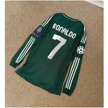 Legent Lady R.e.a.l M.a.d.r.i.d 2012/13 Sezonu Cristiano Ronaldo Özel Nostalji Forması (Green)