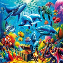 Savarga 20825 Puzzle 1000 Treasure Under The Sea