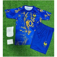 Legent Lady Fransa Yeni Sezon Kylian Mbappe Özel Konsept Çocuk Forması 4'lü Set (Konsept)