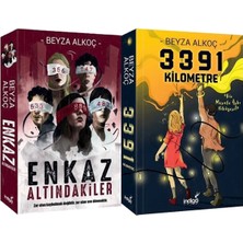 İndigo Kitap Enkaz Altındakiler 1 Karton Kapak ve 3391 Kilometre Karton Kapak (Beyza Alkoç) 2'li Set