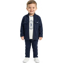 Top Kids Erkek Çocuk 3lu Alt Üst Takım 6-36 Ay 4302