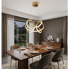 Işıltı Avize Kugu 30 cm Ledli Sarkıt Avize 3 Renk Yanar