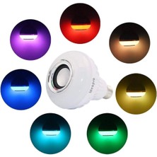 Ampul Şeklinde Kumandalı Bluetooth Hoparlör ( Lisinya )