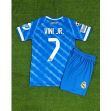 Legent Lady Real Madrid 2025/26 Yeni Sezon Vini Jr Alternatif Çocuk Forması  ( Blue)