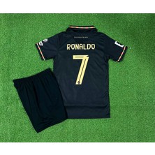 Legent Lady Portekiz 2026 Dünya Kupası Cristiano Ronaldo Çocuk Forması (Black)