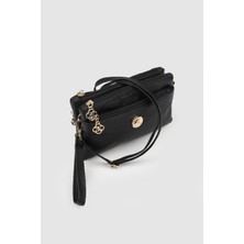 La'Graccio Paris La\'graccio Paris Kadın Zuke Soft Deri 4 Bölmeli Portföy Askılı Çanta