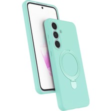 Zenvia  Samsung Galaxy S24 Fe Regal Magsafe Standlı Kapak - Su Yeşili ZNV-MRK10346