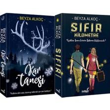 İndigo Kitap Kar Tanesi Karton Kapak ve Sıfır Kilometre Karton Kapak (Beyza Alkoç) 2'li Set