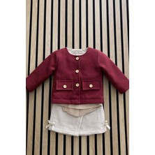 NerKids Kız Bebek 3'lü Ceketli Takım