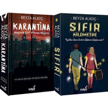 İndigo Kitap Karantina 2 Karton Kapak ve Sıfır Kilometre Karton Kapak (Beyza Alkoç) 2'li Set
