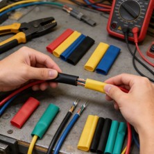 N&M Store 164 Parça Isı ile Daralan Makaron Seti - Elektrik Kablo Izolasyon & Koruma, Renkli Shrink Tube Set