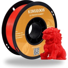 Kingroon Pla Filament  Canlı Kırmızı 1.75 mm 1 kg  Düğümsüz Sarım