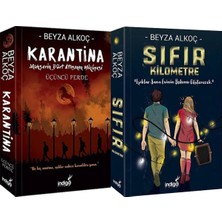 İndigo Kitap Karantina 3 Karton Kapak ve Sıfır Kilometre Karton Kapak (Beyza Alkoç) 2'li Set