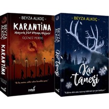 İndigo Kitap Karantina 3 Karton Kapak ve Kar Tanesi Karton Kapak (Beyza Alkoç) 2'li Set