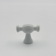 Bf Filiz Kesir Çizgili Düğme Kulp Beyaz 4 Adet