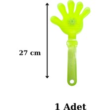 Nostaljik Lezzetler Işıklı El Şaklatıcı Sarı Renkli1 Adet Işıklı El Figürlü