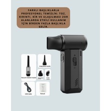 Fantastik Store Taşınabilir Şarjlı Güçlü Hava Üfleme Aleti Çok Yönlü Kullanım - Lisinya