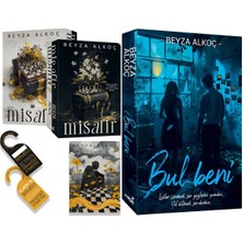 İndigo Kitap Misafir Karton Kapak ve Bul Beni Karton Kapak (Beyza Alkoç) 2'li Set