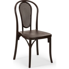 Tilia Sozo-C Polipropilen Sandalye Venge - Bahçe, Balkon, Dış Mekan, Kafe, Restoran Için