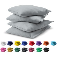 Storemax Karaworksell Gosports Cornhole Resmi Fasulye Torbası Oyun Torbaları, 4’lü Set, Tüm Hava Koşullarına Uygun, Renkleri Karıştırın ve Eşleştirin