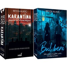 İndigo Kitap Karantina 2 Karton Kapak ve Bul Beni Karton Kapak (Beyza Alkoç) 2'li Set